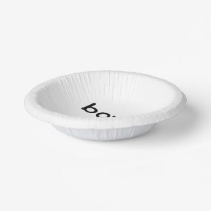 bowl paper plate