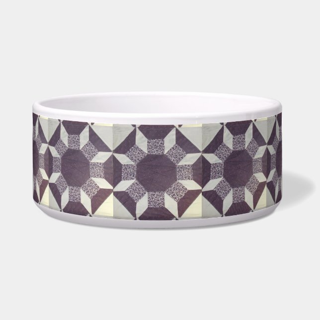 Bowl - Purple Quilt Pattern (Front)