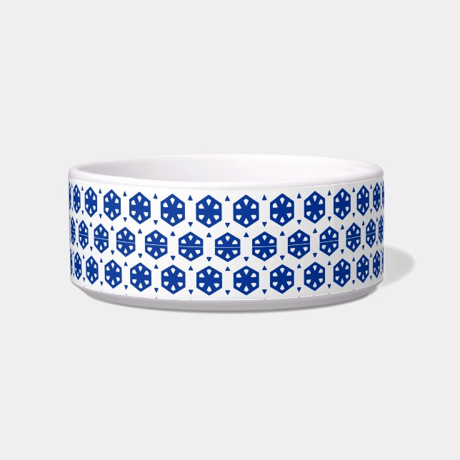 Bowl - Stylised Flowers in Row (Right)