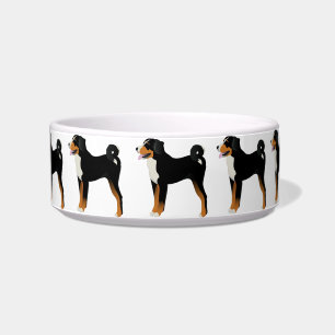 Bowl with Appenzeller sennenhund
