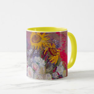 Bowl with Sunflowers and Roses by Vincent van Gogh Mug