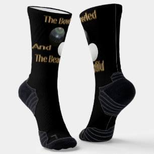 Bowled And Beautiful, Funny Lawn Bowls Socks
