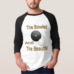 Bowled Beautiful Lawn Bowls Design, T-Shirt