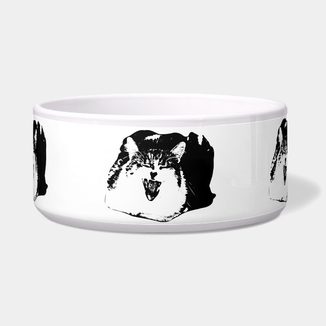 Bowled Over, Cat Sketch (Front)