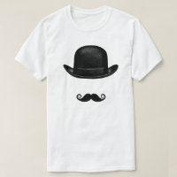 Bowler and Moustache