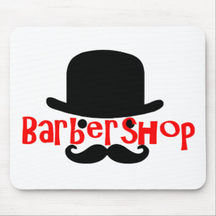Bowler Barbershopper Mouse Mat