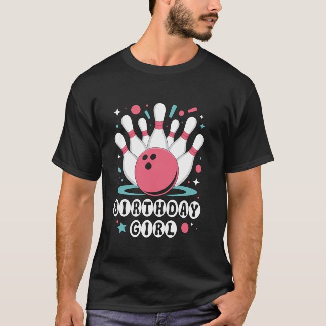 Bowler bowling coach bowling team Funny Bowling T-Shirt (Front)