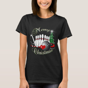 BOWLER / BOWLING MERRY CHRISTMAS T-Shirt