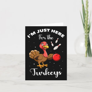 Bowler Bowling Tournament Turkey Bowling Player Card