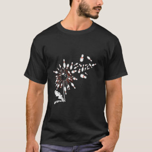 Bowler Dandelion Bowling Funny Dandelions T-Shirt