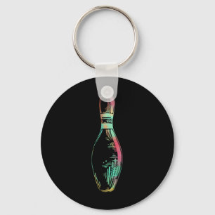 Bowler Gifts For Men Women Colourful Style Bowling Key Ring