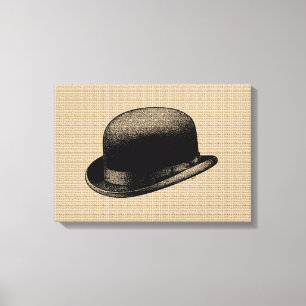 Bowler Hat on canvas