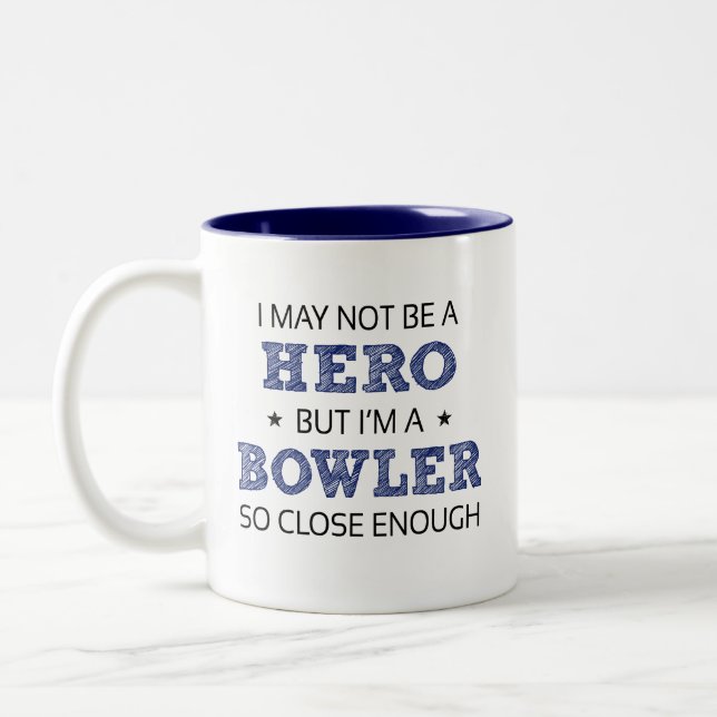Bowler Novelty Two-Tone Coffee Mug (Left)