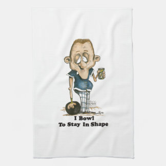 bowler tea towel