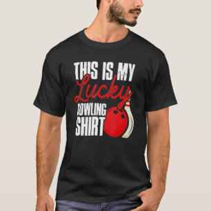 Bowler  This Is My Lucky Bowling  Bowling T-Shirt