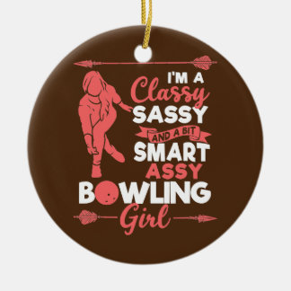 Bowlers I'm A Classy Sassy And A Bit Smart Assy Ceramic Tree Decoration
