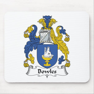 Bowles Family Crest Mouse Mat