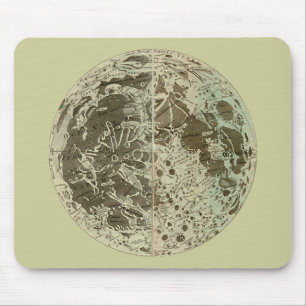 Bowles' Selenography or a Map of the Moon - 1780 Mouse Mat