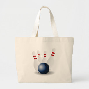 bowling-155946 bowling skittles ninepins tenpins p large tote bag