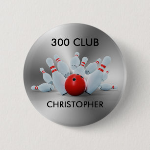 Bowling 300 Club 10 Pin Personalised
