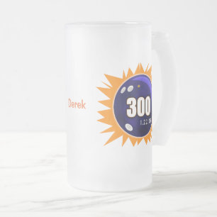 Bowling 300 Game Frosted Mug