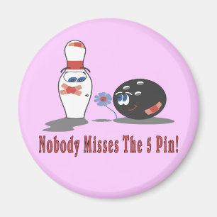 Bowling 5 Pin Magnet