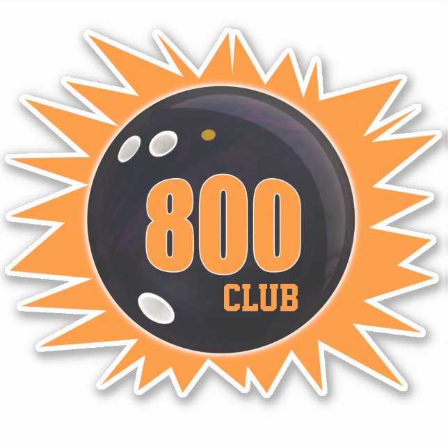Bowling 800 Series Club, Bowling Ball, Vinyl (Front)