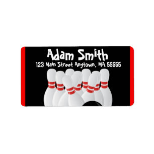 Bowling Address Labels