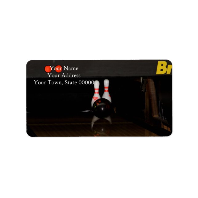 Bowling Address Labels (Front)