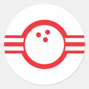 bowling airstar classic round sticker