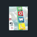 Bowling Alley Artwork Canvas Print<br><div class="desc">Bowling Alley Artwork Artist: Naomi McCavitt</div>