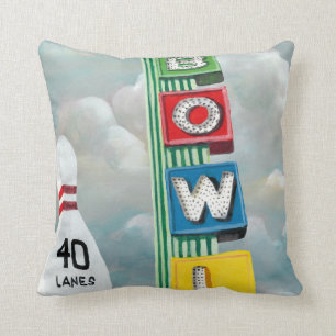 Bowling Alley Artwork Cushion