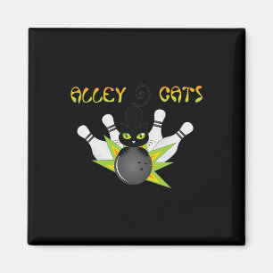 Bowling Alley Cats Magnet