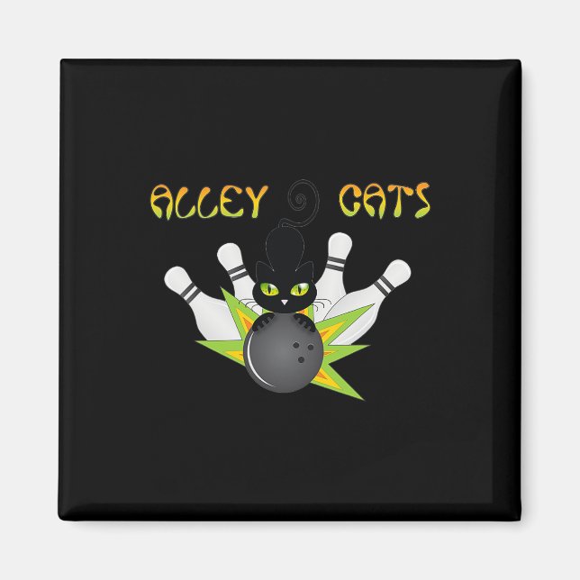 Bowling Alley Cats  Magnet (Front)
