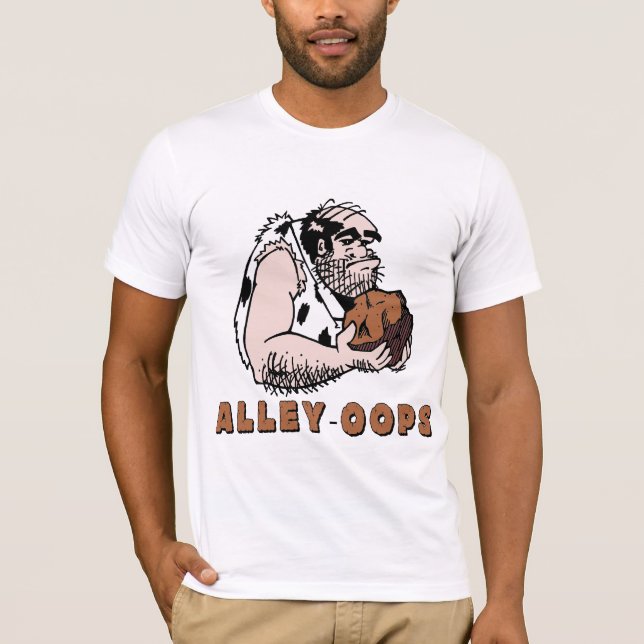 Bowling Alley oops! Caveman T-Shirt (Front)