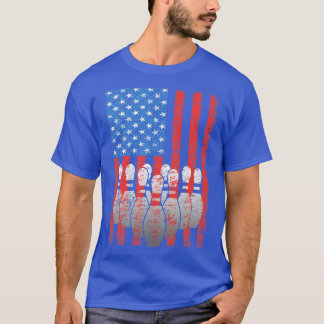 Bowling American Flag Patriotic Bowler 1 T-Shirt