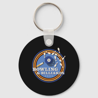 Bowling And Billiards - 2 Ll  Key Ring