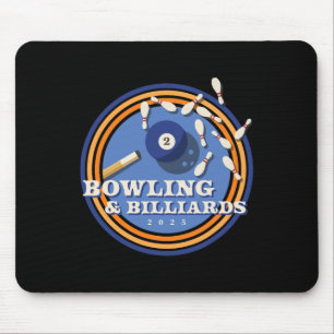 Bowling And Billiards - 2 Ll  Mouse Mat