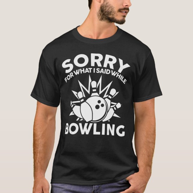 Bowling Apparel Unique Bowlers Design T-Shirt (Front)