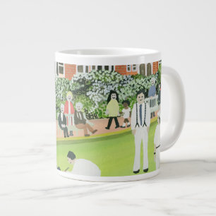 Bowling at Eastbourne Large Coffee Mug