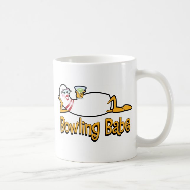 Bowling Babe Coffe Mug (Right)