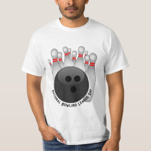 Bowling Ball and Bowling Pins T-Shirt