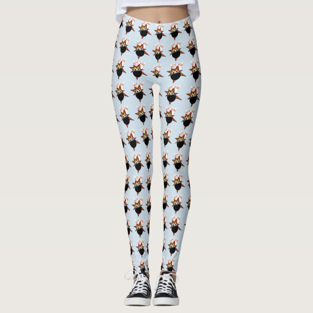 Bowling Ball and Pins Leggings (Front)