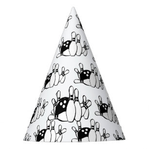 Bowling Ball And Pins Paper Hat