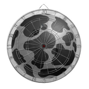 Bowling Ball Cow Grey Dartboard