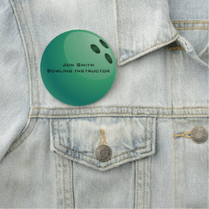 Bowling Ball Design Name Tag