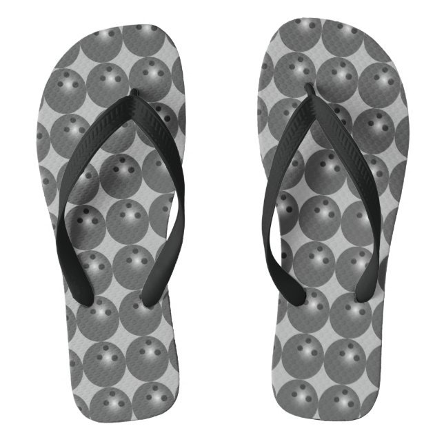 Bowling Ball Flip Flops (Footbed)