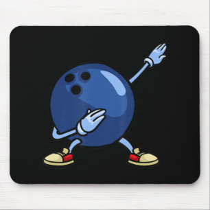 Bowling Ball Gift Pin Men Women Kids Youth Mum All Mouse Mat