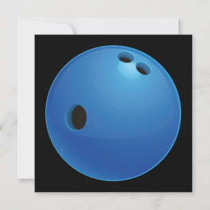 Bowling Ball Invitation