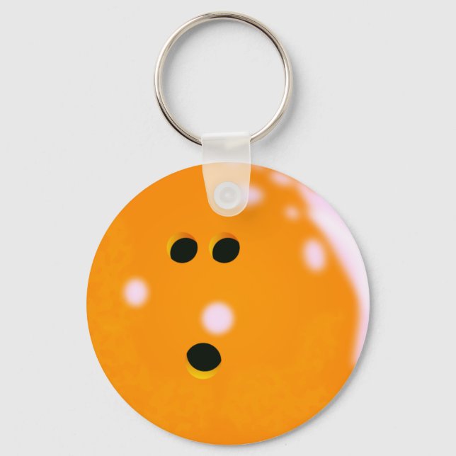 Bowling Ball Keychain (Front)